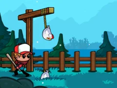 Mchezo Kick the Chicken online