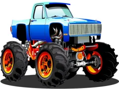 Mchezo Monster Truck Puzzle online