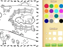Mchezo Farming Coloring Book For Kids online