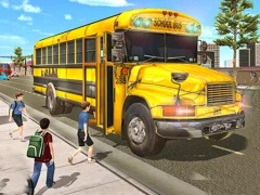 Mchezo City School Bus Driving online