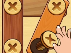 Mchezo Screw Nuts & Bolts: Wood Solve online