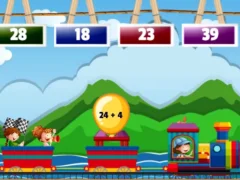 Mchezo Math Train Addition online