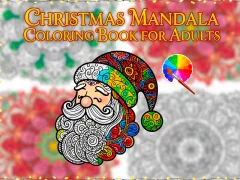 Mchezo Christmas Mandala Coloring Book for Adults online