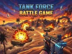 Mchezo Tank Force Battle Game online