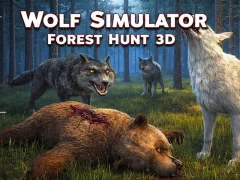 Mchezo Wolf Simulator Forest Hunt 3D online
