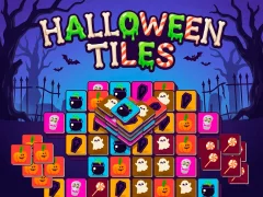 Mchezo Halloween Tiles online