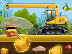 Mchezo Gold Truck Crane online