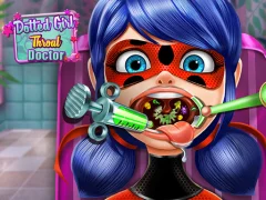 Mchezo Dotted Girl Throat Doctor online