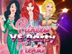 Mchezo Princess vs Party Trends online
