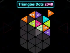 Mchezo Triangles Dots 2048 online