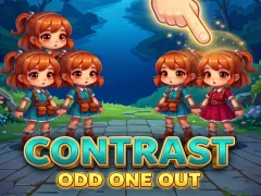 Mchezo Contrast Odd One Out online