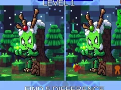 Mchezo Minecraft Lava Chicken Difference online