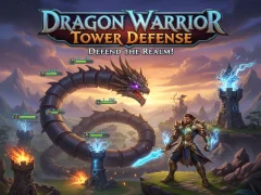 Mchezo Dragon Warrior Tower Defense online