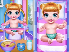 Mchezo Princess New Born Twins Baby Care online