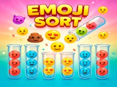 Mchezo Emoji Sort online