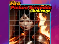 Mchezo Fire Picture Scramble Challenge online