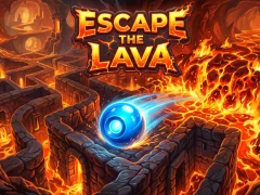 Mchezo Escape the lava online