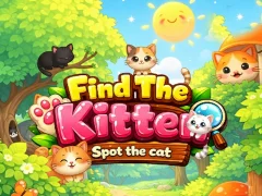 Mchezo Find the Kitten Spot the Cat online