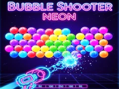 Mchezo Bubble Shooter Neon online