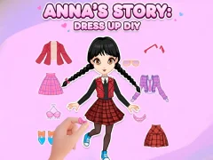 Mchezo Anna's Story: Dress Up DIY online
