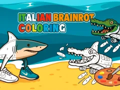 Mchezo Italian Brainrot Coloring online