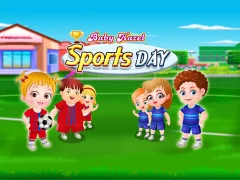Mchezo Baby Hazel. Sports day online