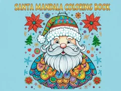 Mchezo Santa Mandala Coloring Pages online