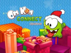 Mchezo Om Nom Connect Christmas online
