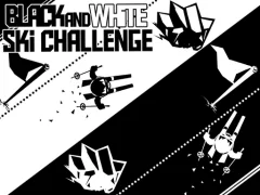 Mchezo Black and White Ski Challenge online