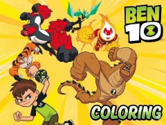 Mchezo Ben 10 Coloring online