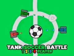 Mchezo Tank Soccer Battle 1 2 3 4 Player online