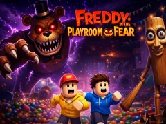 Mchezo Freddy at Playroom of Fear online