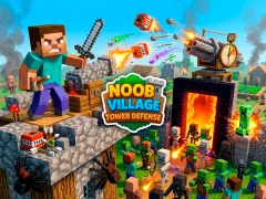 Mchezo Noob Village Tower Defense online