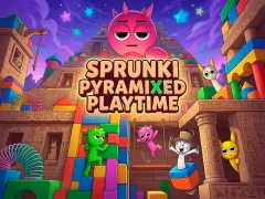 Mchezo Sprunki Pyramixed Playtime online