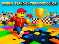 Mchezo Robbie: Stand on the Right Color! online