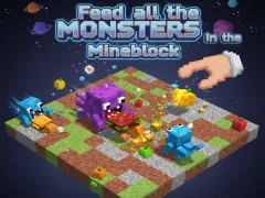 Mchezo Feed all the MONSTERS in the Mineblock online