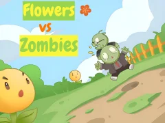 Mchezo Flowers vs Zombies online