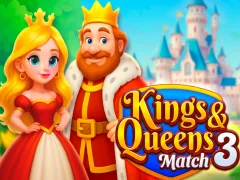 Mchezo Kings and Queens Match 3 online