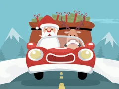 Mchezo Santa Giving Presents Jigsaw online