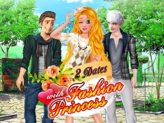Mchezo 2 Dates with Fashion Princess online