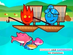 Mchezo FireBoy And WaterGirl Go Fishing online