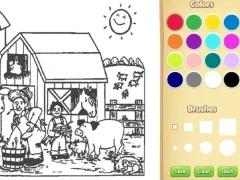 Mchezo Farm Coloring Book For Kids online