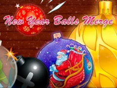 Mchezo New Year Balls Merge online