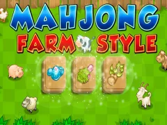 Mchezo Mahjong Farm Style online