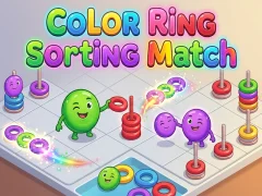Mchezo Color Ring Sorting Match online