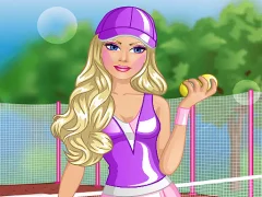 Mchezo Barbie Tennis Dress online