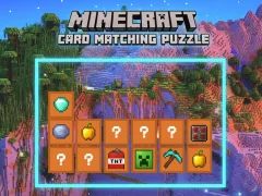 Mchezo Minecraft Card Matching Puzzle online