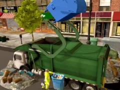 Mchezo Town Clean Garbage Truck online