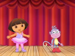 Mchezo Dora's Ballet Adventures online