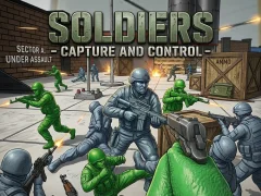 Mchezo Soldiers - Capture and Control online